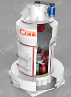 Carbonate de calcium en verre de talc de pyrophyllite de système entièrement automatisé rectifiant le moulin de Raymond