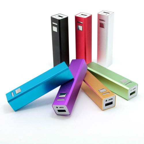 2026 Custom Gift Mini Power Bank 2600mAh USB Charging Portable Charger External Battery Pack for Smartphone