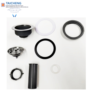 <span class=keywords><strong>Siphon</strong></span> d'évier de <span class=keywords><strong>cuisine</strong></span> moderne en acier inoxydable 430 de 110 mm, norme Venezuela, avec tuyau de 16 cm de long, facile à <span class=keywords><strong>nettoyer</strong></span> - Product Image 2