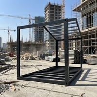 Maison conteneur démontable à installation rapide |   Espace modulaire réutilisable pour camp de travailleurs, bureau de chantier et hébergement d'hôtes