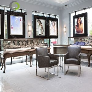 Mobilier sur mesure pour bijouterie, vitrines en verre haut de gamme, designs de devantures et d'intérieurs pour la présentation de collections de bijoux - Product Image 3