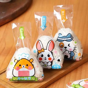 Sacs japonais jetables BOPP Triangle Onigiri <span class=keywords><strong>de</strong></span> qualité alimentaire <span class=keywords><strong>Film</strong></span> d'emballage en plastique <span class=keywords><strong>de</strong></span> qualité alimentaire <span class=keywords><strong>sac</strong></span> OPP pour Onigiri - Product Image 2