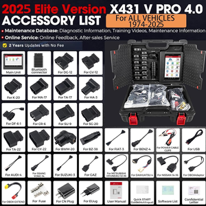 Lancio 2025 X431 V PRO 4.0 strumento di scansione bidirezionale Elite codifica Online e 38 + Reset sistema completo guida VAG - Product Image 6