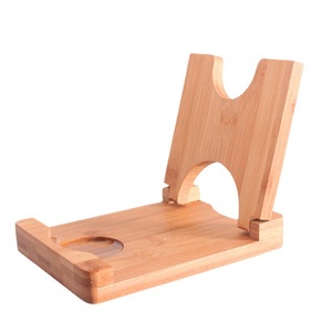 Soporte para tapas de ollas de bambú con almacenamiento magnético para tapas, estante de cocina para utensilios de cocina y tabla de cortar, diseño multifuncional - Product Image 5