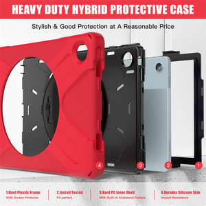 <span class=keywords><strong>Housse</strong></span> de protection en silicone avec bandoulière pour <span class=keywords><strong>tablette</strong></span> <span class=keywords><strong>Lenovo</strong></span> <span class=keywords><strong>M10</strong></span> <span class=keywords><strong>Plus</strong></span> 3ème génération X606 X6C6 10.3 X306 10.1 K10 TB125 10.6 TB328 M11 TB330 - Product Image 4