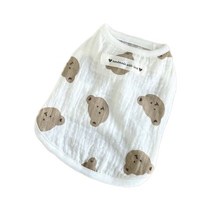 Gilet di garza Cardigan senza maniche estivo per cani e gatti graziosi capelli Anti-spargimento Design protezione solare vestiti per animali domestici - Product Image 5