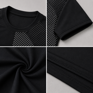 Fabricante de Camisetas con Logotipo Personalizado, Camiseta Deportiva de Alto Rendimiento que Absorbe la Humedad, Proveedor de Ropa Deportiva de Marca Privada OEM ODM - Product Image 3