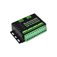 Convertidor USB a RS485 de 4 canales, 485 a USB Módulo de comunicación serie de grado industrial Cable de puerto serie