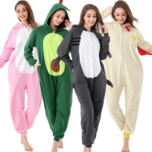 Livraison gratuite Combinaison Kigurumi Costume d'animal <span class=keywords><strong>canard</strong></span> Pyjama adulte Vêtements de nuit pour femmes Hiver - Product Image 5