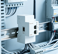 Dispositivo Inteligente de Monitoreo de Barras Colectoras AC AMB100, RS485 80A, Monitor de Armónicas, Temperatura y Humedad para Centros de Datos