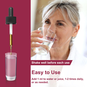 Gouttes OEM/ODM pour le soulagement de la ménopause avec cohosh noir, racine de valériane, trèfle rouge, supplément contre les bouffées de chaleur et pour l'équilibre hormonal pour femmes - Product Image 4