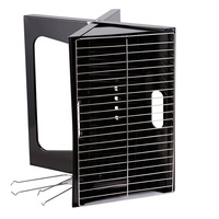 Cuisine commerciale jardin pique-nique maison extérieur pliant BBQ charbon de bois gril fumeur chariot fer métal avec finition de revêtement en poudre