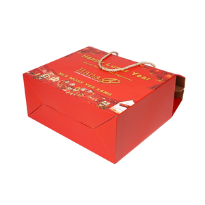 Cajas de Papel Rígido Ecológicas Happy Luna Year con Laminado Mate y Asa para Empaque de Regalos Yee <span class=keywords><strong>Sang</strong></span> - Product Image 5