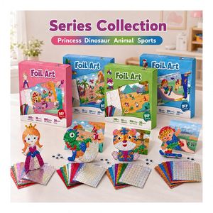Big Retail Foil <b>Craft</b> Assortment Contains Rainbow Sheets Drawing Cards Googly Eyes <b>Foam</b> Shapes for Young Creators - Product Image 2