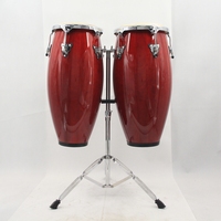 Wholesale Good Price MEJUNTONG COC700RW Classic Double Congas Wooden Musical Percussion Instrument with Stand Ergonomic Design