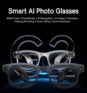 Lunettes Intelligentes G2 AI avec Transmission Wi-Fi, Caméra, Prise de Photos, Enregistrement Vidéo et Audio, Traducteur IA, Lunettes de Soleil, Casque Portable - Product Image 4