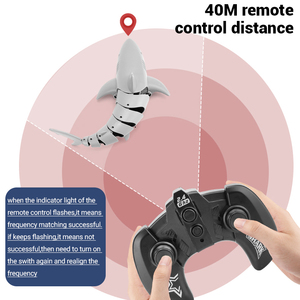 <span class=keywords><strong>Robot</strong></span> de agua de Control remoto para niños, juguete de animales para nadar, con sonido - Product Image 5
