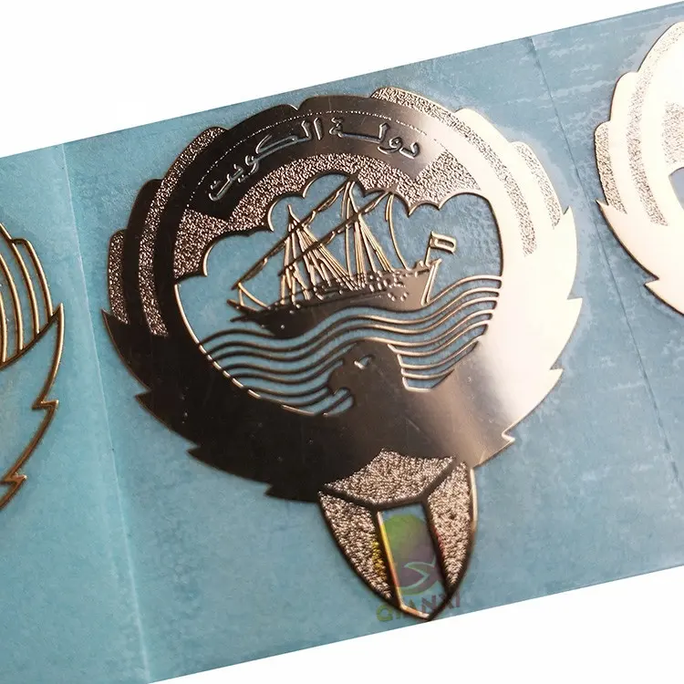 Изготовленный На Заказ никель электроформовочный Металл 3D Логотип этикетка наклейка