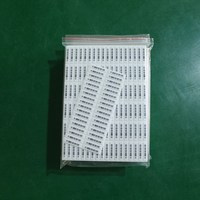 E-Bit AM-LDR 58kHz 防盗 EAS 安全软标签 PS 非晶合金 白色 45x11x2mm 适用于零售服装店超市