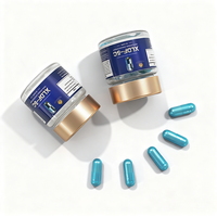 Capsules de Maca pour Hommes, Booster d'Énergie et de Vigueur Naturel à Base de Plantes, 10 Capsules/Flacon, Usage Adulte