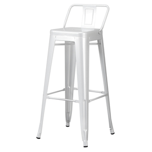 Tabouret <span class=keywords><strong>de</strong></span> <span class=keywords><strong>bar</strong></span> multifonctionnel en fer moderne avec dossier en bois pour l'extérieur, la maison, le <span class=keywords><strong>bar</strong></span>, le café, le restaurant, le bureau, le salon - Product Image 4