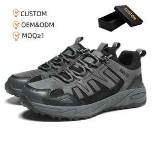 Zapatos de Montañismo para Hombre, Primavera-Otoño, <span class=keywords><strong>Botas</strong></span> de Senderismo, Trekking, Excursionismo, Trail Running, con Cordones, Malla Transpirable, Suaves - Product Image 1