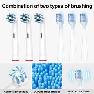 स्मार्ट पर्यावरण के अनुकूल वायरलेस इलेक्ट्रिक टूथब्रश इलेक्ट्रिक टूथब्रश थरथानेवाला oscillating घूर्णन इलेक्ट्रिक टूथब्रश - Product Image 6