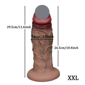 Weibliche Masturbation Große Dicke Dildos Analsex-Spielzeug für Frauen Realistisches Weiches Flüssiges Silikon Wasserdichtes Riesiges XXL Sex-Spielzeug für Männer - Product Image 6
