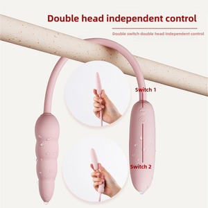 Mini Consolador de estimulación dual de alta calidad, productos eróticos para adultos, masajeador femenino, huevo vibrador de bala de 10 frecuencias, Juguetes sexuales para mujeres - Product Image 5