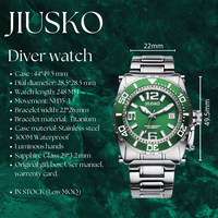 Fabricant de montres Dropshipping 300M Deep Sea Vintage Diver Watch Haute qualité Luxe Sport nh35 Watch300m Montre étanche