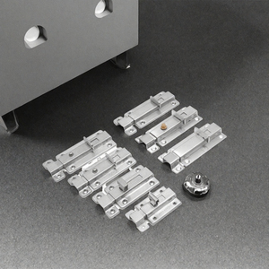 Loquet de porte à ressort double tête en acier inoxydable, bouton-poussoir à rebond automatique pour la sécurité des portes et fenêtres de salle de bain - Product Image 3