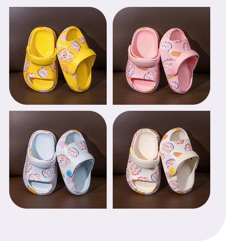 Summer Sandals Slippers Kids Cute Girl Baby Soft Sole Slides Sandals Wholesale