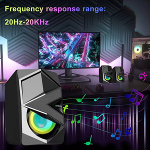 Subwoofer estéreo con cable <span class=keywords><strong>de</strong></span> <span class=keywords><strong>mesa</strong></span> <span class=keywords><strong>de</strong></span> Pc RGB pequeño con luz Led Rgb equipo <span class=keywords><strong>de</strong></span> <span class=keywords><strong>sonido</strong></span> amplificadores altavoces para juegos - Product Image 3