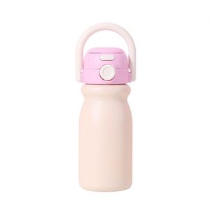 Cartoon Cute <b>Large</b>-Capacity Portable Bouncing Handle Stainless Steel Thermos Mug Students Outdoor Dual-Use Leak-Proof Handy <b>Cup</b> - Product Image 5