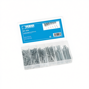 Assortiment de goupilles fendues Fervi, 555 pièces, en acier, pack varié - Product Image 2