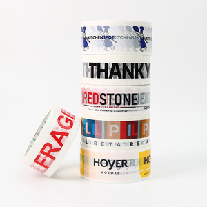 Nhà Cung Cấp Nhãn Hiệu CuộN <span class=keywords><strong>Jumbo</strong></span> Dính Đóng Gói Bằng OPP CuộN Vận Chuyển In Logo Tùy Chỉnh Bằng Nhựa <span class=keywords><strong>Bopp</strong></span> Mỏng Trong Suốt Tùy Chỉnh - Product Image 2