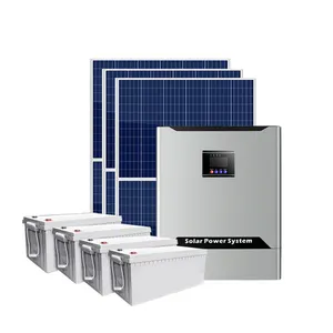 Neues komplettes komplettes tragbares Solar panel mit Batterie und 300-W-Solarstromsystem des Wechsel richters