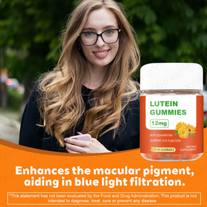 Integratore Alimentare OEM di Luteina in Gommose, Vitamina e Minerali per la Salute degli Occhi con Luteina e Zeaxantina, 60 Gommose - Product Image 5