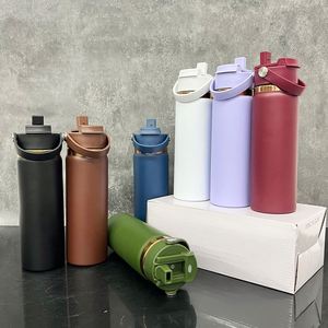 Custom LogoDouble Wall Leak Proof <b>Mirror</b> Copper Plated Underneath Stainless Steel Sports 20oz Tumbler with 2-in-1 Flip Top Lids - Product Image 1