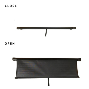 Cubierta de protección de carga para Jeep Cherokee <span class=keywords><strong>Compass</strong></span> Patriot SUV, impermeable, retráctil, de seguridad, color negro, Tonneau - Product Image 4