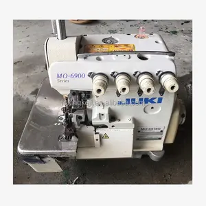 Secondhand JUKIs 6916G Safety stitching 5 thread overlock machine industrial sewing machine for Extra Heavy-weight Materials