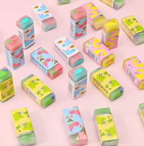 Soododo XDDU-3文具2D动物形无尘塑料环保橡皮擦铅笔聚氯乙烯恐龙橡皮擦 - Product Image 4