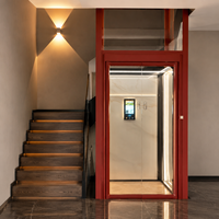 Ascenseur Domestique Intelligent Moderne de Qualité Supérieure à Prix Usine, Excellent Rapport Qualité-Prix, pour 2 à 5 Personnes, Idéal pour Villa, Appartement, Loft, 1, 2 ou 3 Étages