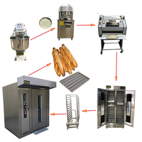 Machine pour la fabrication de pain baguette française équipement de cuisson