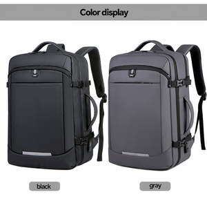 Sac à dos antivol imperméable personnalisé pour ordinateur portable, sacoche souple pour étudiants, école, extérieur, sport décontracté avec fermeture éclair et motif lettre - Product Image 2