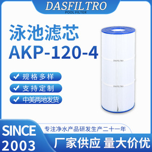 Cartucho de Filtro Dasfiltro Akp 120 4 para Filtración de Agua de Piscinas Elevadas, Pieza de Repuesto - Product Image 5