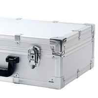 Maletín para Portátil de Aluminio, Cajas de Almacenamiento para Negocios con Cierre, Estuche Rígido Multifuncional, Resistente al Agua y a los Golpes, OEM