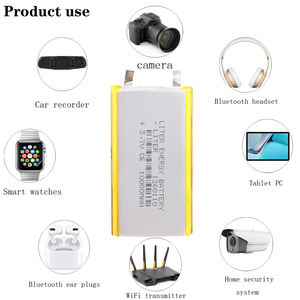 Güç bankası lityum polimer pil için 3.7v şarj edilebilir pil 1260110 10000mah pil hücresi 10Ah - Product Image 5