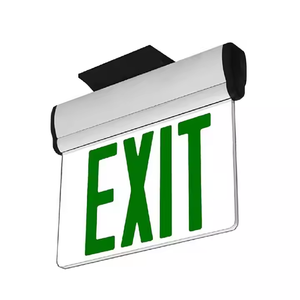 Chất lượng cao kép màu cạnh lit Acrylic Bảng điều chỉnh cháy khẩn cấp <span class=keywords><strong>Exit</strong></span> dấu hiệu <span class=keywords><strong>LED</strong></span> ánh sáng có thể sạc lại <span class=keywords><strong>Exit</strong></span> Đăng Board chiếu sáng - Product Image 3