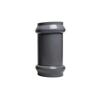 Raccords haute pression en PVC-U avec joint PN10, taille 63-315 mm, résistants aux produits chimiques et à la corrosion, pour systèmes d'alimentation en eau et de drainage